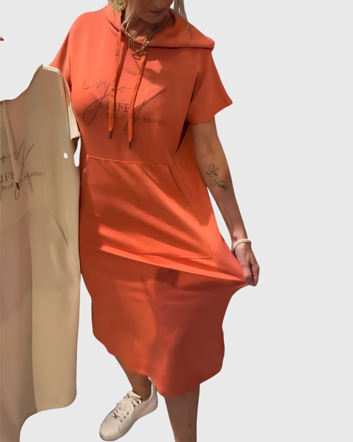 MARLOWE | EFFORTLESS HOODIE DRESS