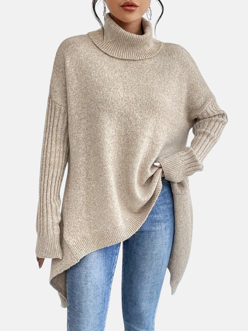 BRIGITTE – LONG TURTLENECK SWEATER