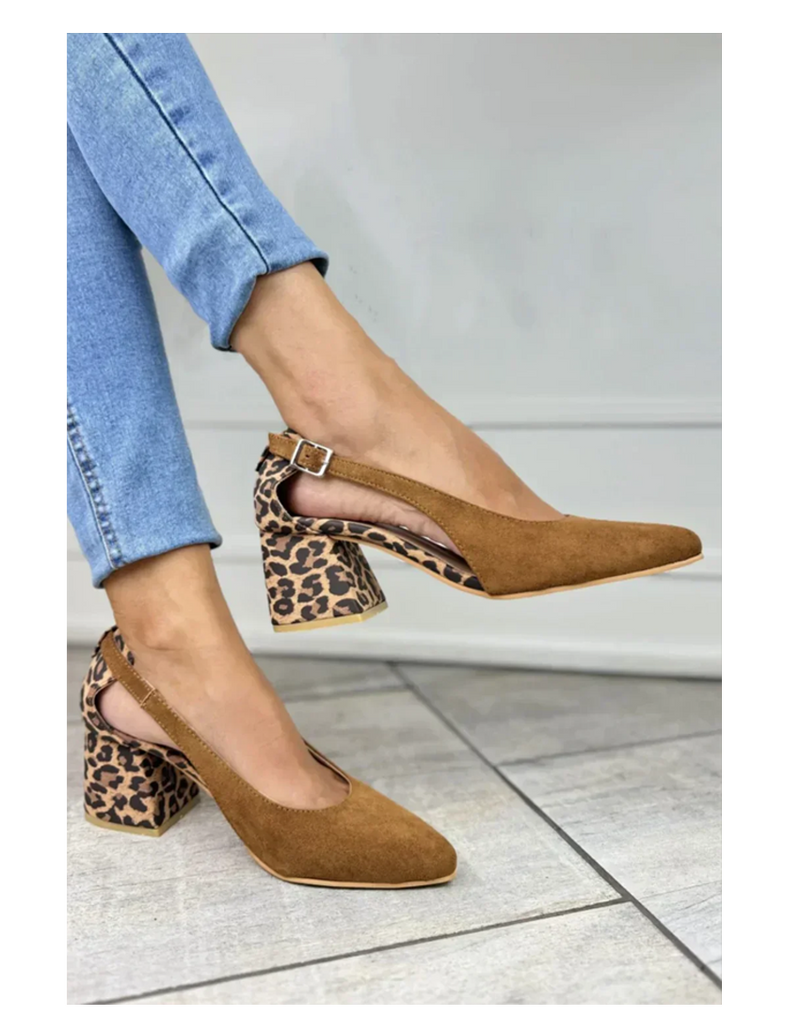 Hadley | Leopard Slingbacks
