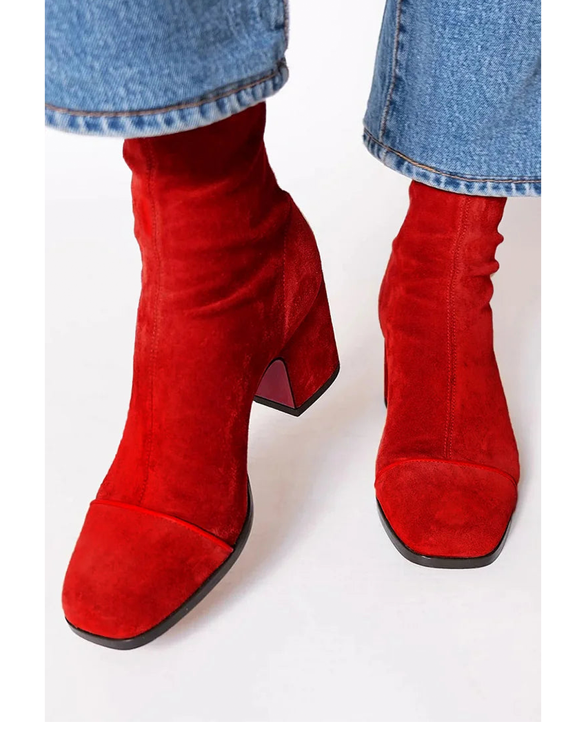 Saylor | Square-Toe Ankle Boots