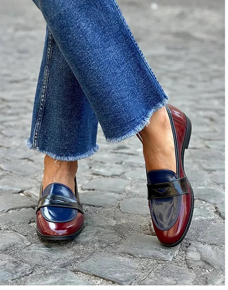 Emeryn | Tricolor Loafers