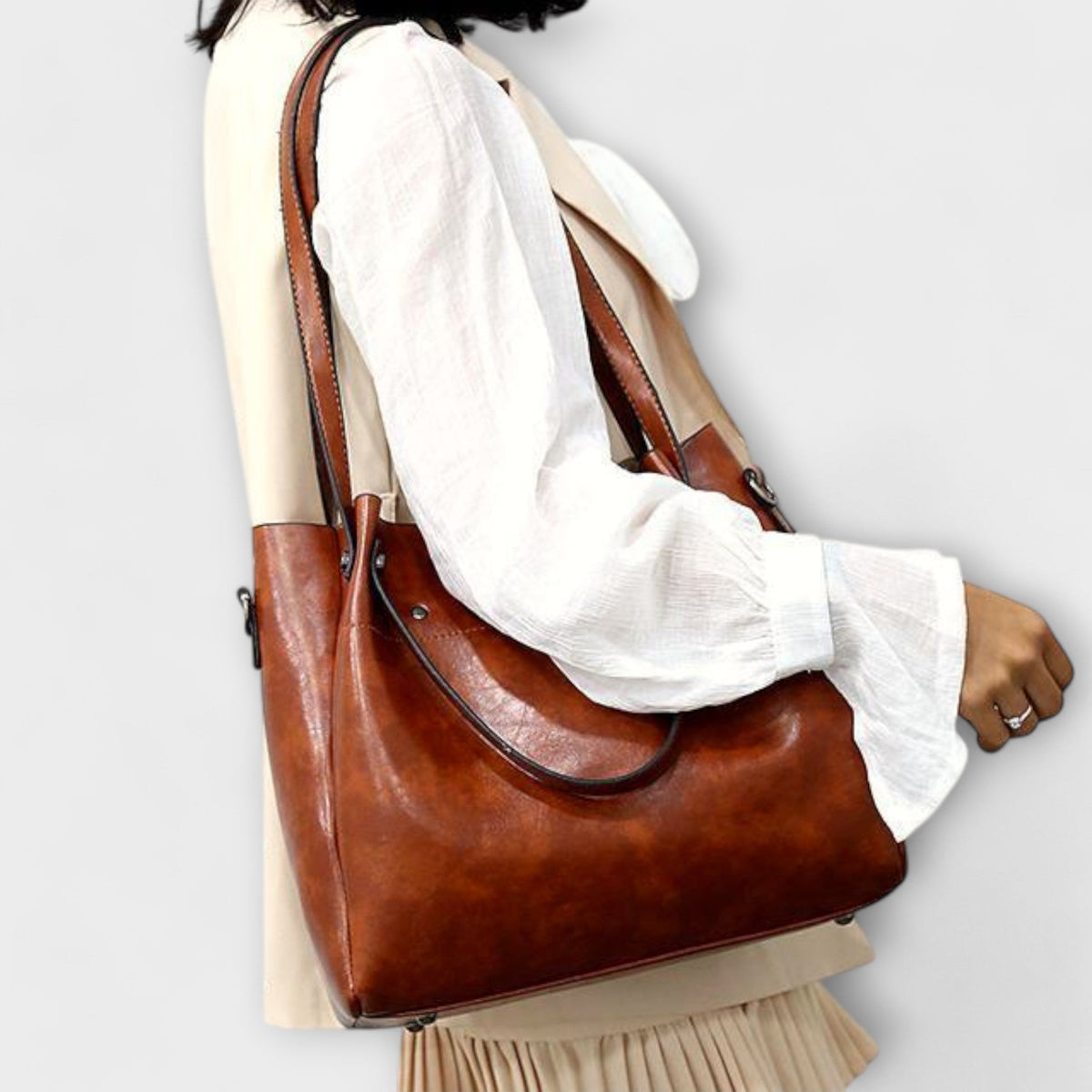 Olivia | 4-Piece Vintage Bag Set