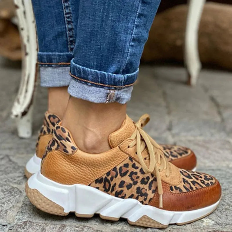 Scarlett | Comfortable Leopard Sneakers