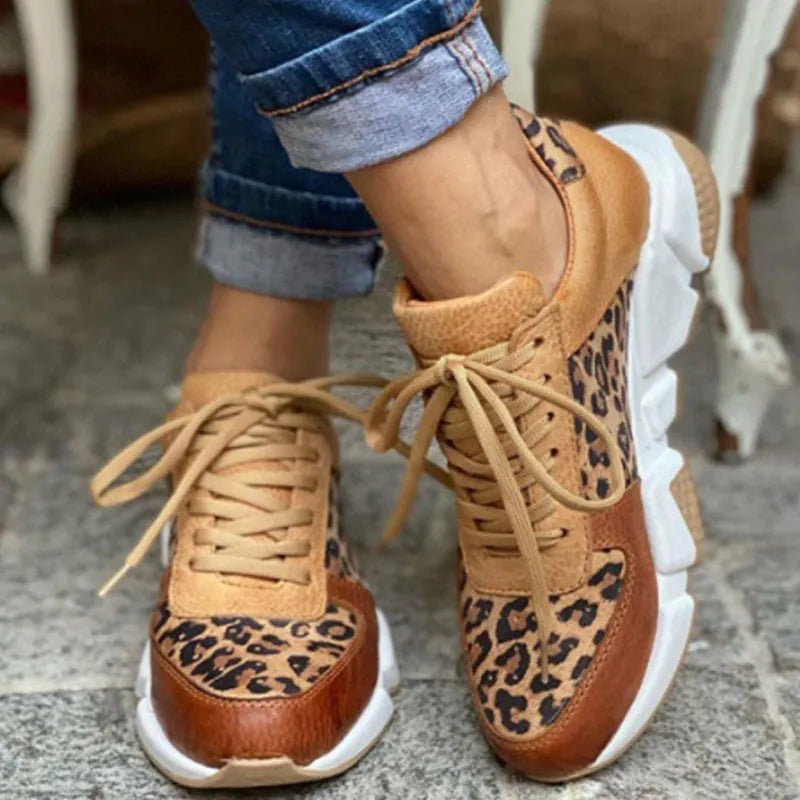 Scarlett | Comfortable Leopard Sneakers