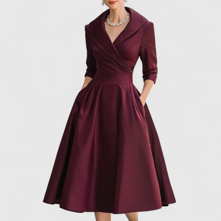 MADELINE | WRAP MIDI DRESS