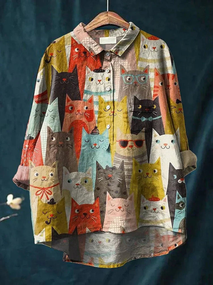 Evelyn | Brooks Playful Print Blouse