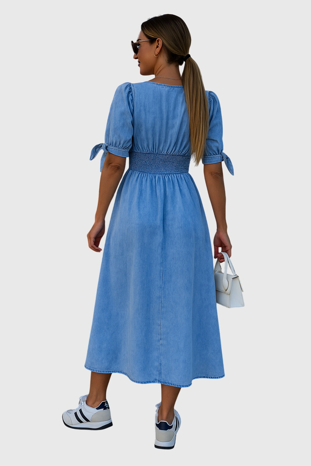 JACQUELINE | TAILORED DENIM DRESS
