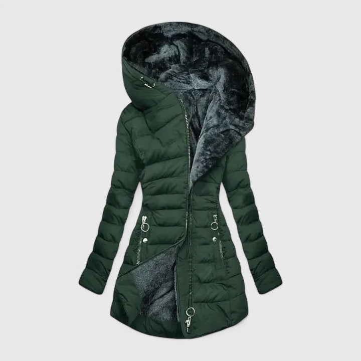 CASSIORA | COMFORTABLE FUR-LINED COAT