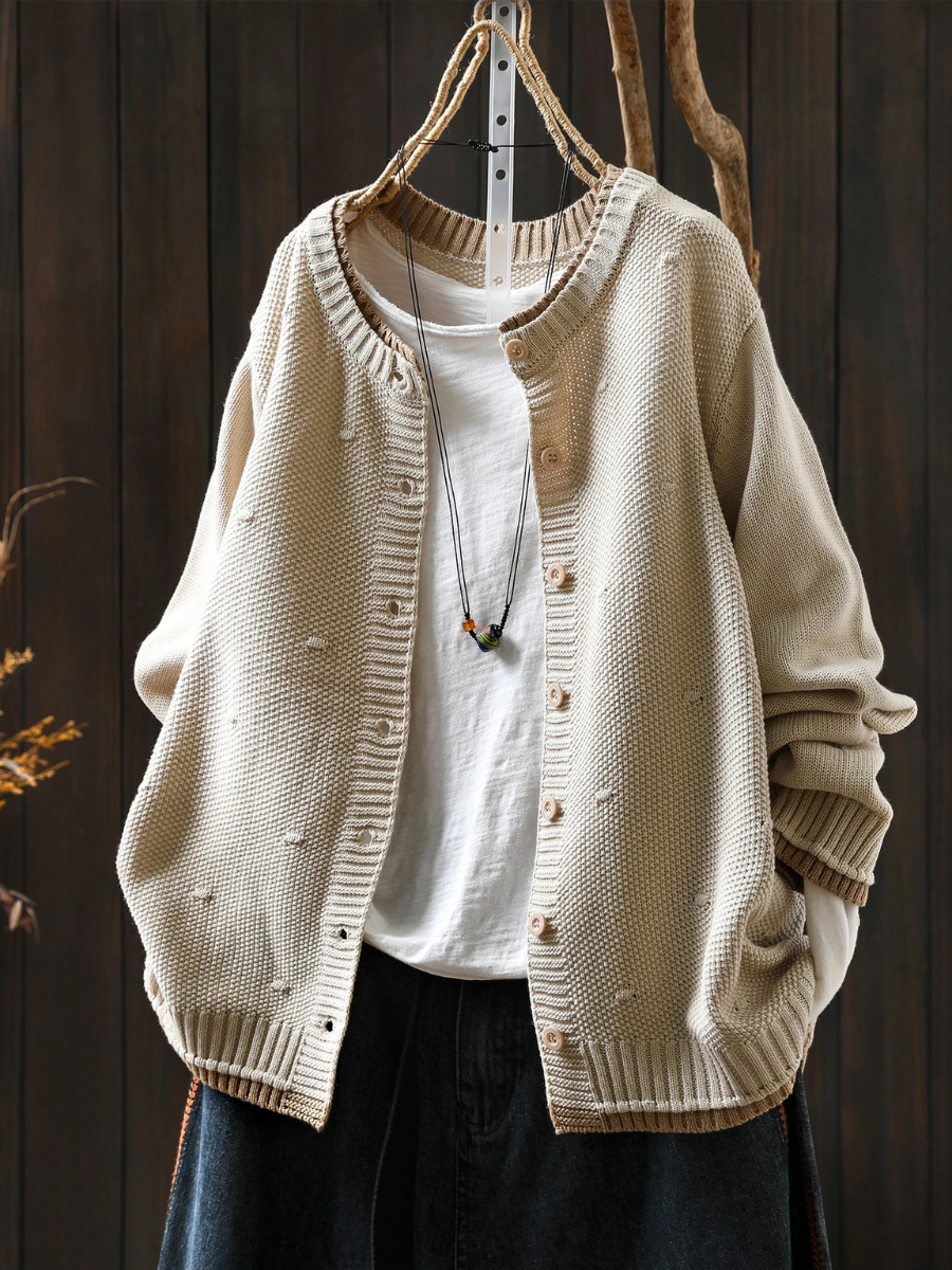 THE ISOLDE | TEXTURED CARDIGAN