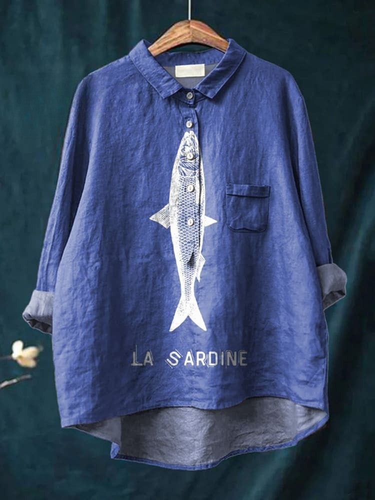 Lily | Sardine Graphic Shirt