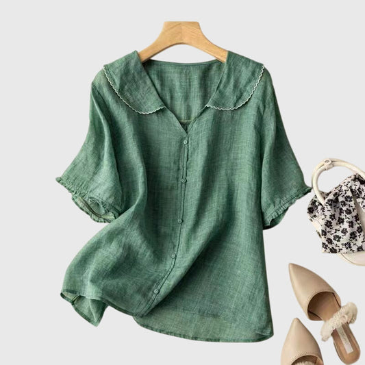 ADELE | LIGHTWEIGHT STRAIGHT-CUT BLOUSE