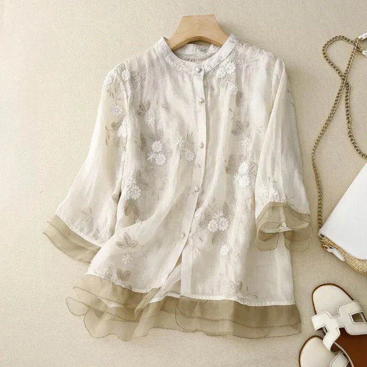 Audrey | Embroidered blouse