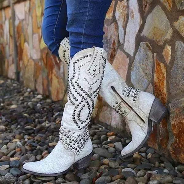 Harper - Western Knee-High Boots