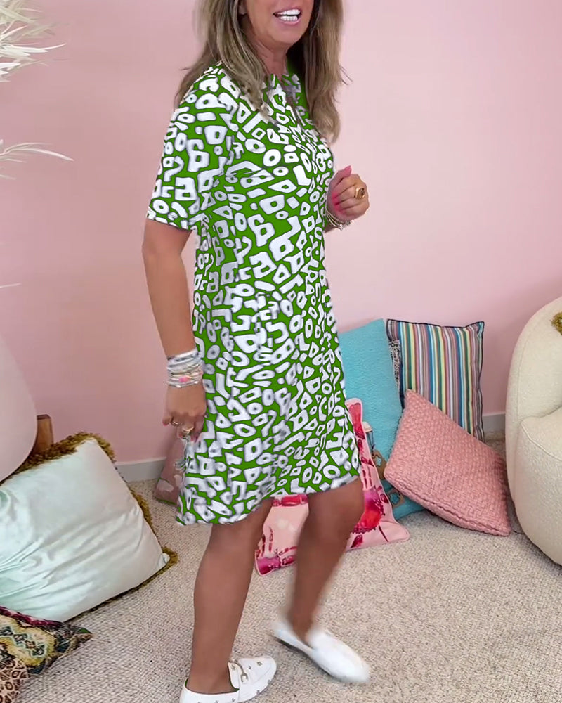 Amella | Casual Printed Dress