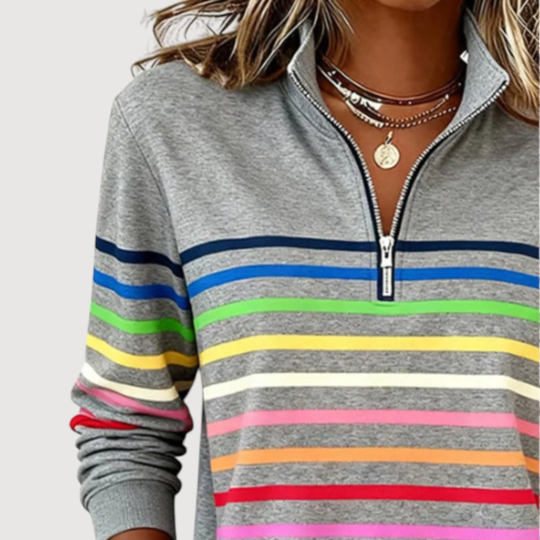 Madeline | Relaxed Zip Top