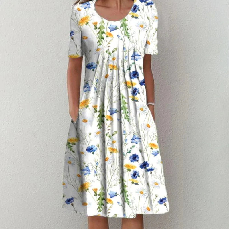 Sage Belly-Covering Dress