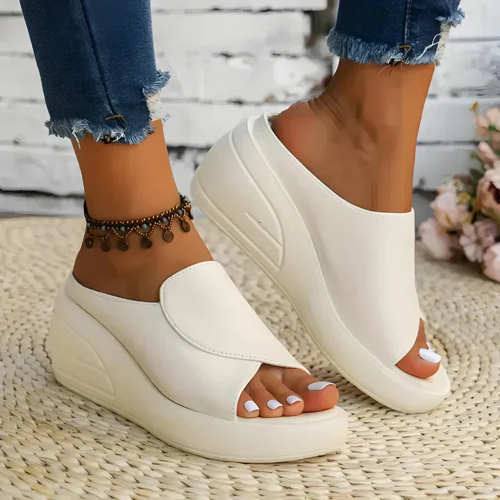 Nora – Orthopedic Slip-on Wedge Sandals