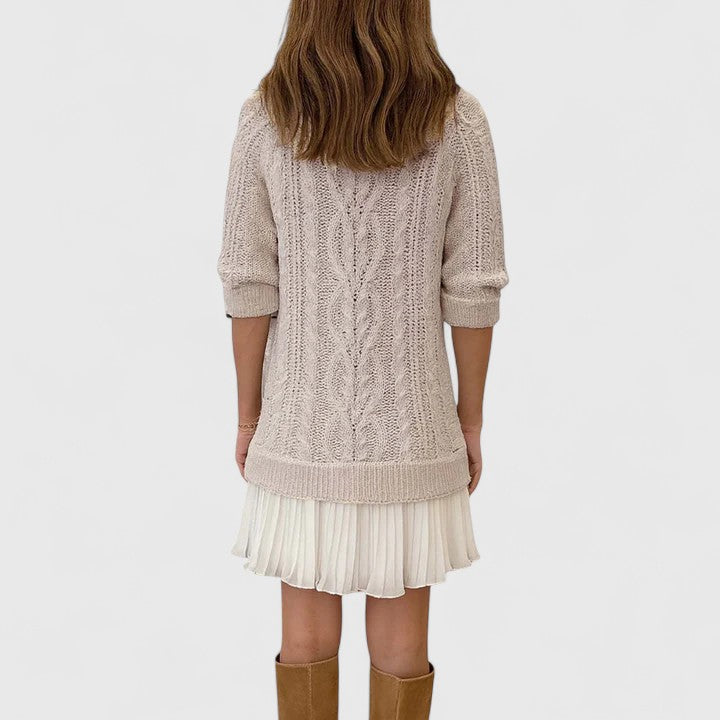 Elora | Sophisticated Sweater Dress