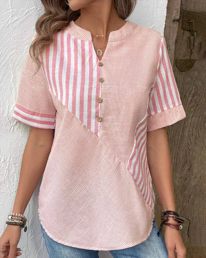 Peyton | Soft Striped Blouse