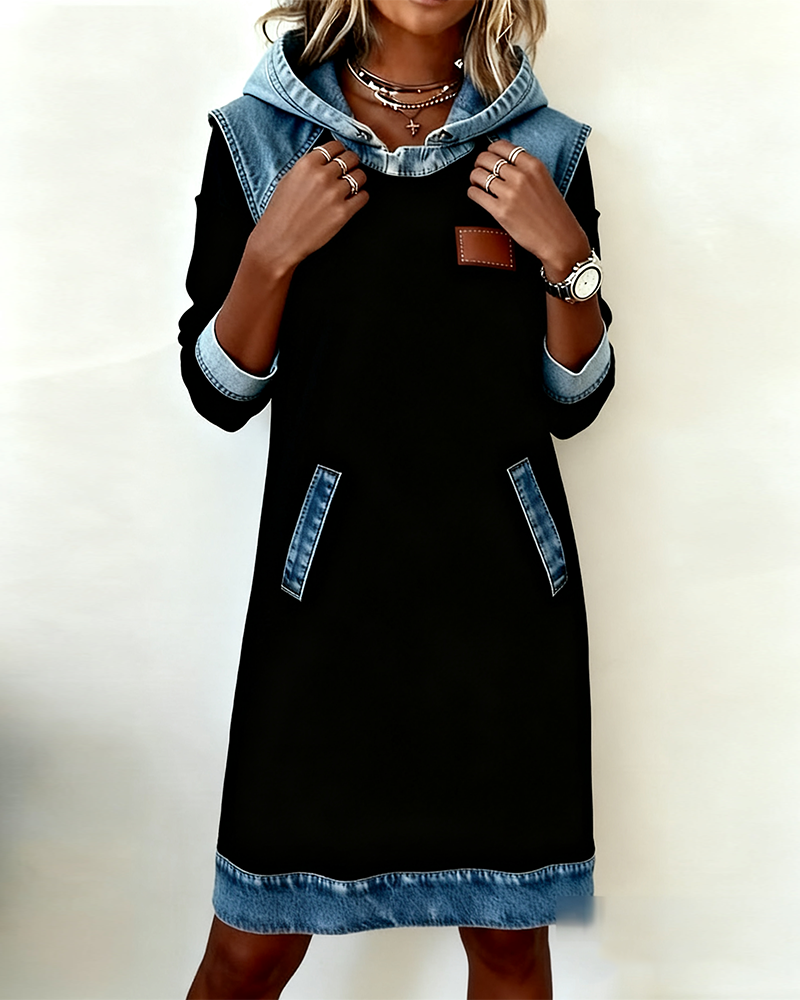 VERA | RELAXED HOODED DRESS