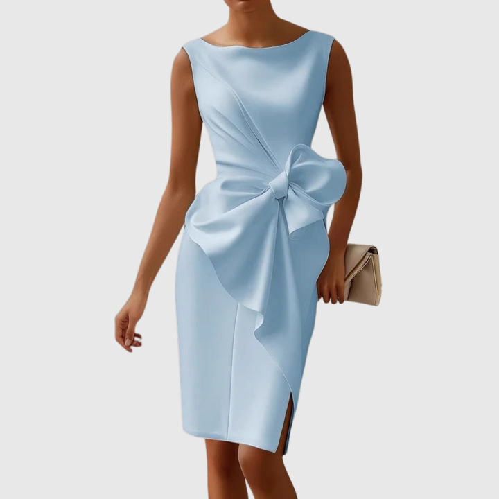 AINSLEY | TIMELESS SLEEVELESS MIDI DRESS
