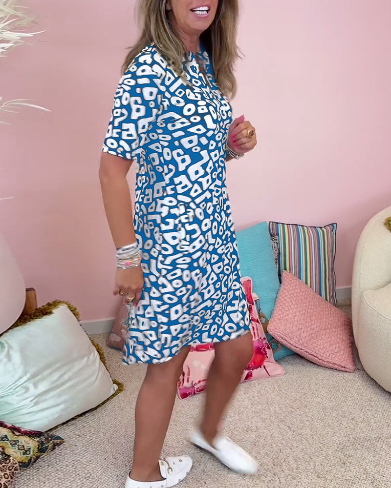 Amella | Casual Printed Dress