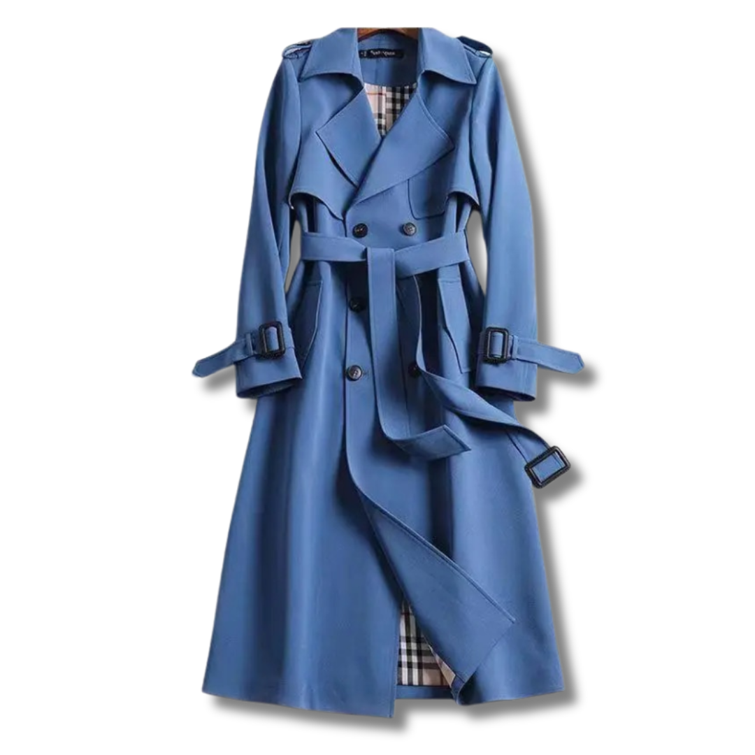 Delsie | Chic Longline Trench Coat