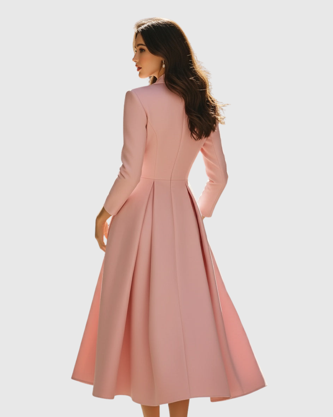 CERYTH | PLEATED BLAZER MIDI DRESS