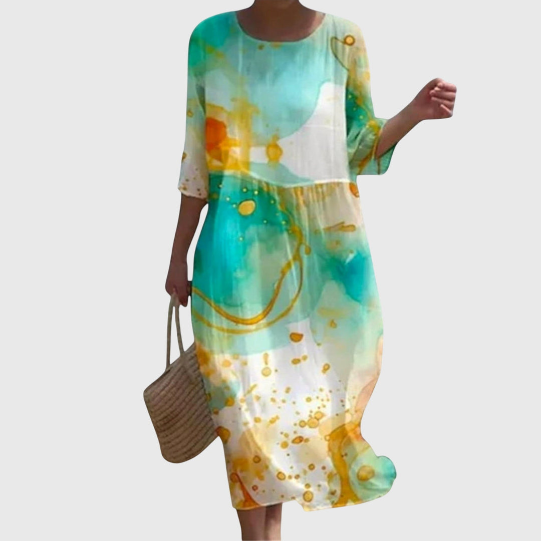 Evelyn | Stylish Floral Maxi Dress