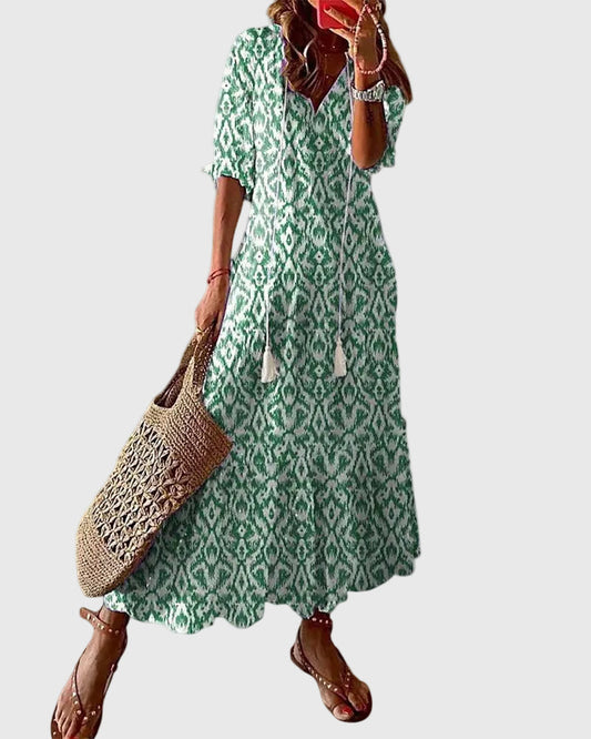 Abigail | Boho Vintage Summer Maxi Dress