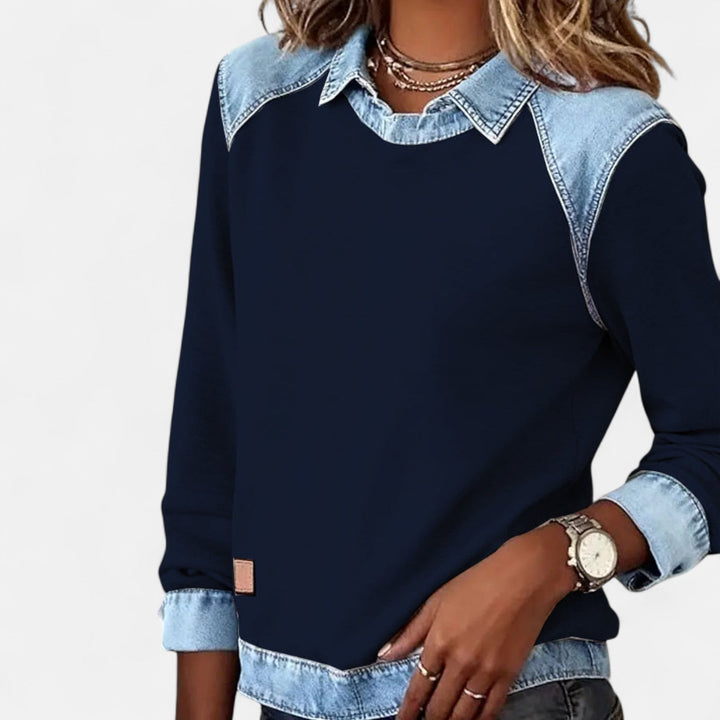 LAYLA | REFINED COLLARED SWEATER