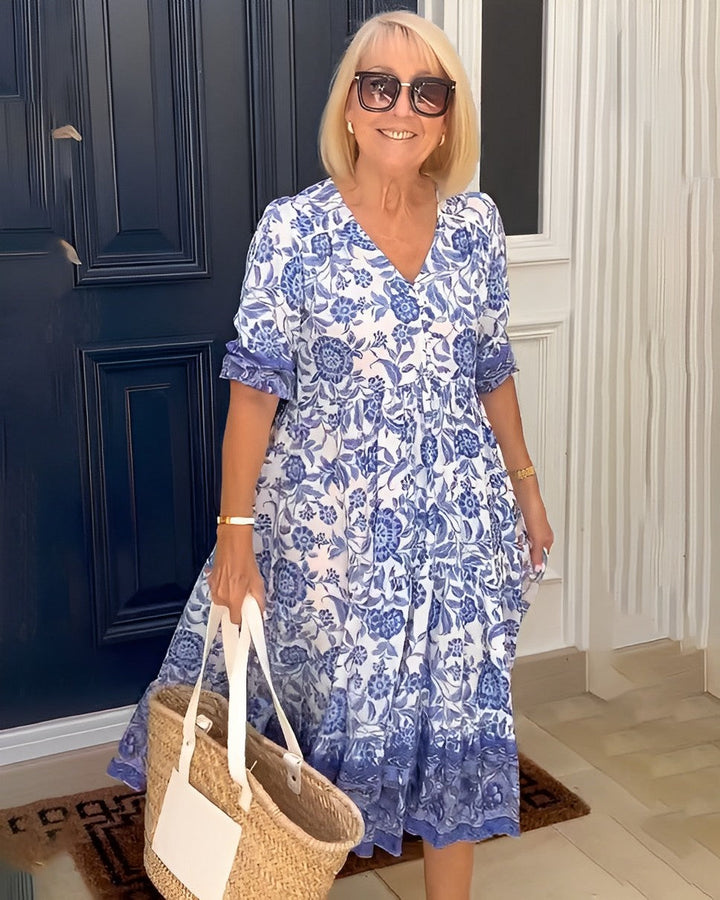 Harper | Graceful V-Neck Floral