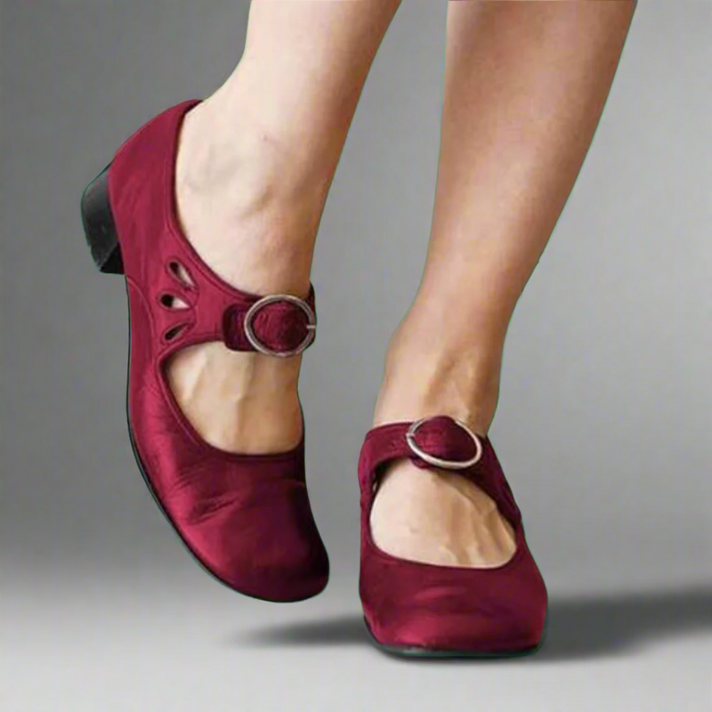 Denisa | Orthopedic Leather Sandals with Comfortable Wedge Sole