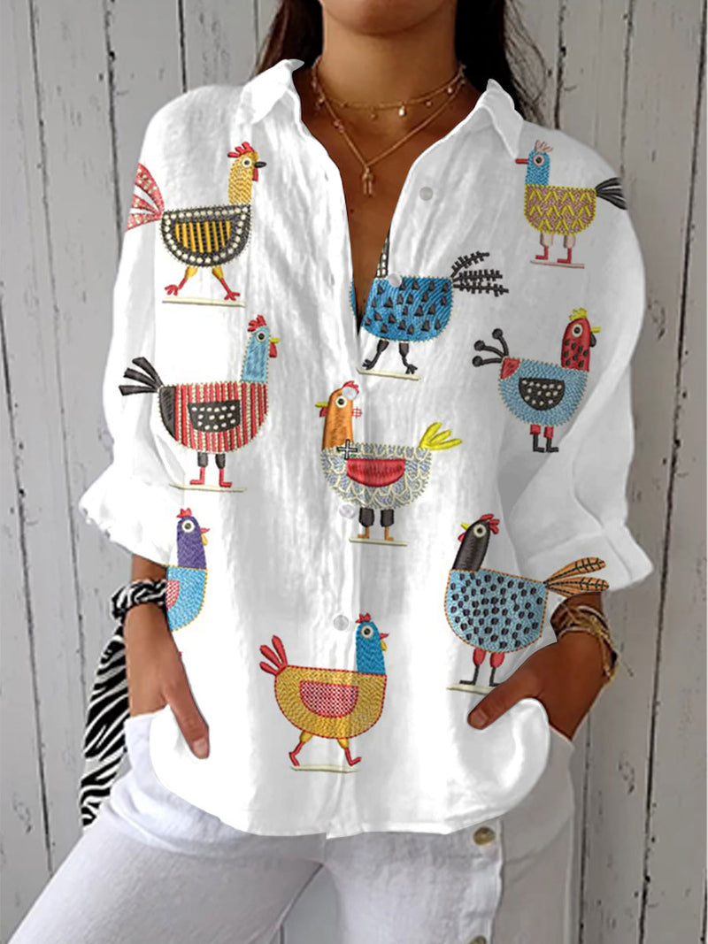 Florence | Playful Hen Blouse