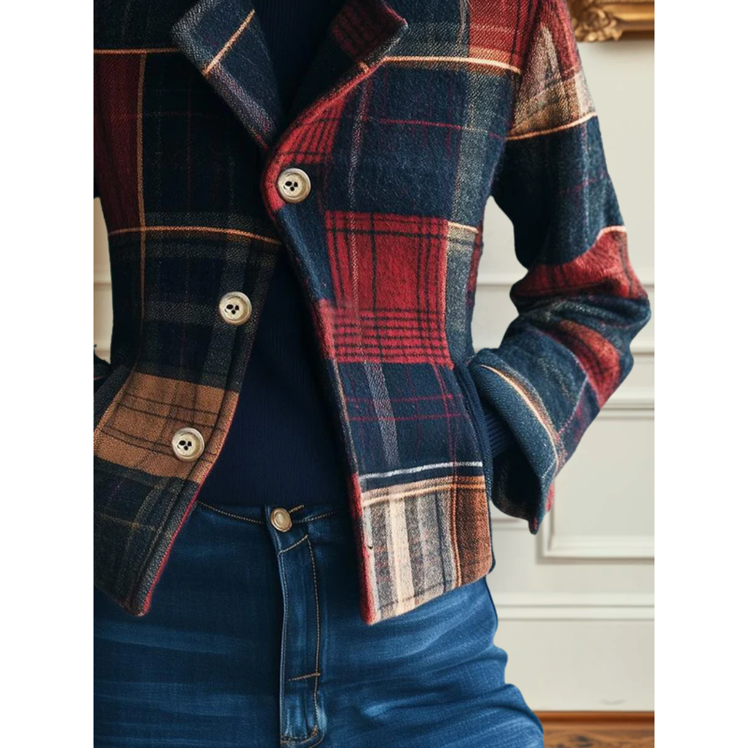 KYRA | TAILORED PLAID JACKET