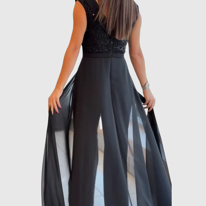 ZORAIDA QUINN | TIMELESS SLEEVELESS JUMPSUIT