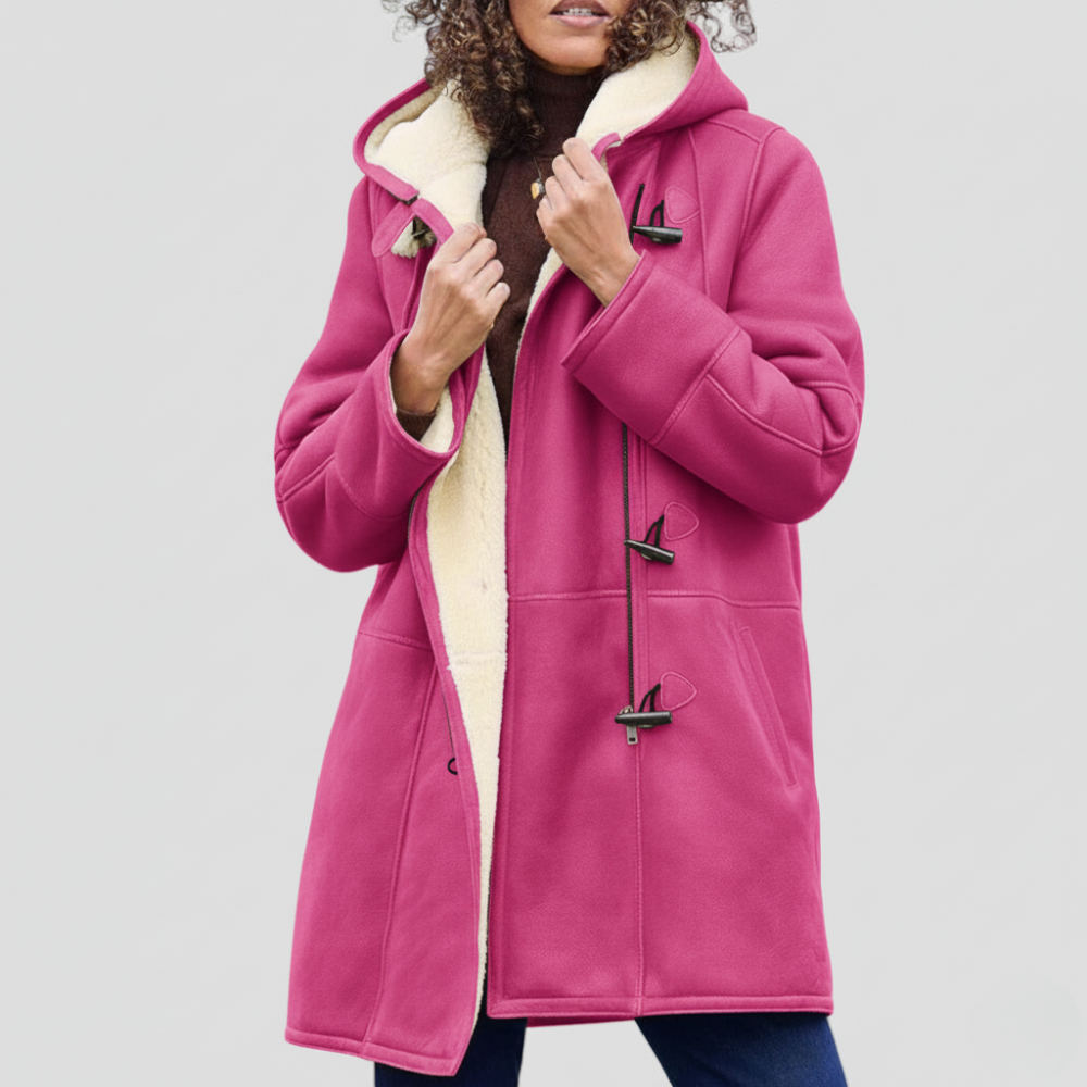 Claudia | Classic Shearling Long Coat