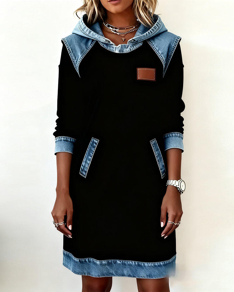 VERA | RELAXED HOODED DRESS