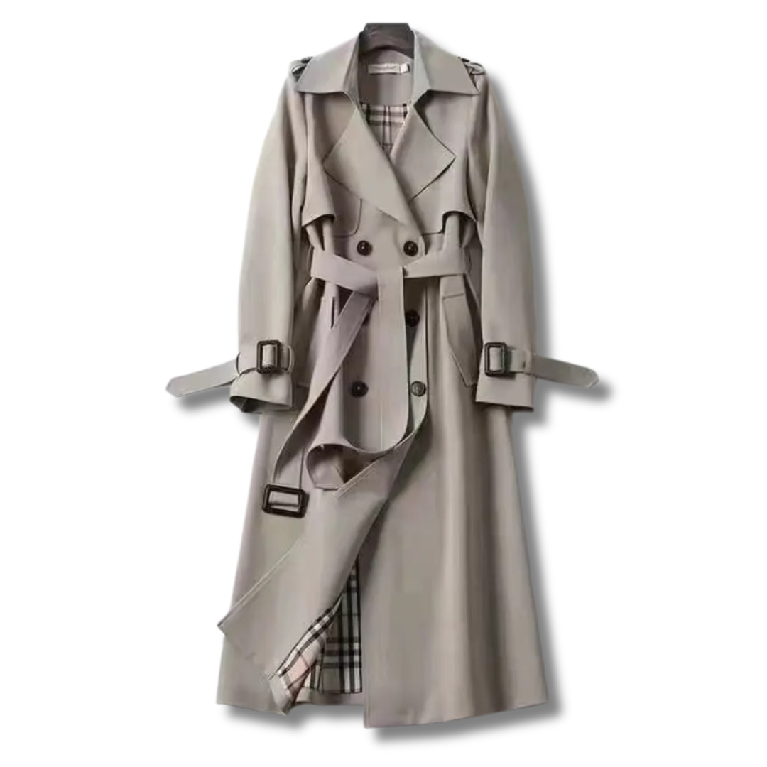 Delsie | Chic Longline Trench Coat
