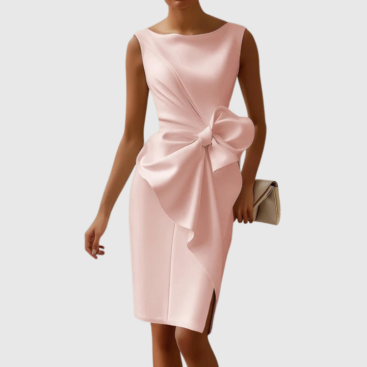 AINSLEY | TIMELESS SLEEVELESS MIDI DRESS
