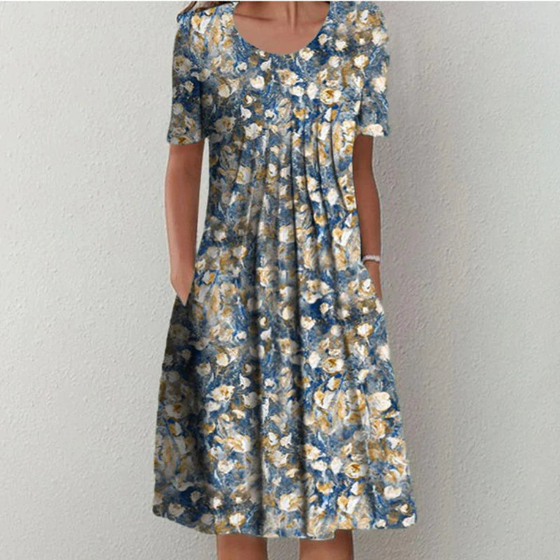 Sage Belly-Covering Dress