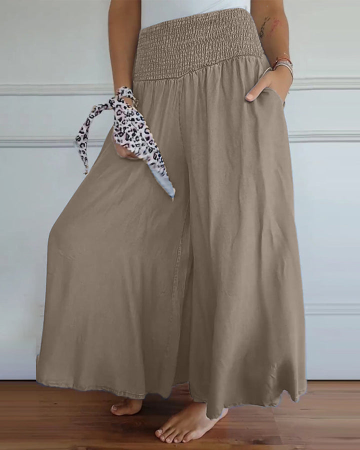 Leora - Comfy Wide-Leg Trousers