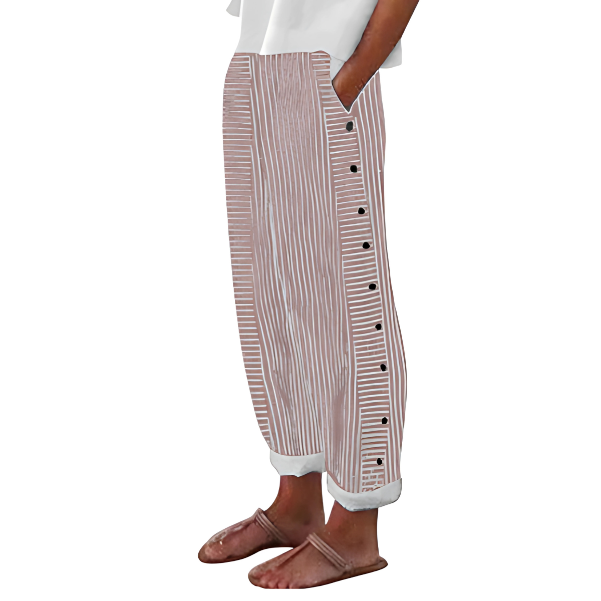 Ariel | Stylish Summer Striped Pants