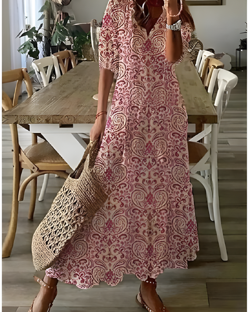 Luna | Boho Dress with Flattering Fit
