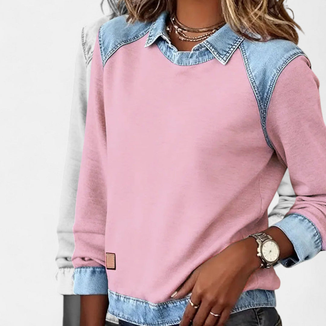 LAYLA | REFINED COLLARED SWEATER