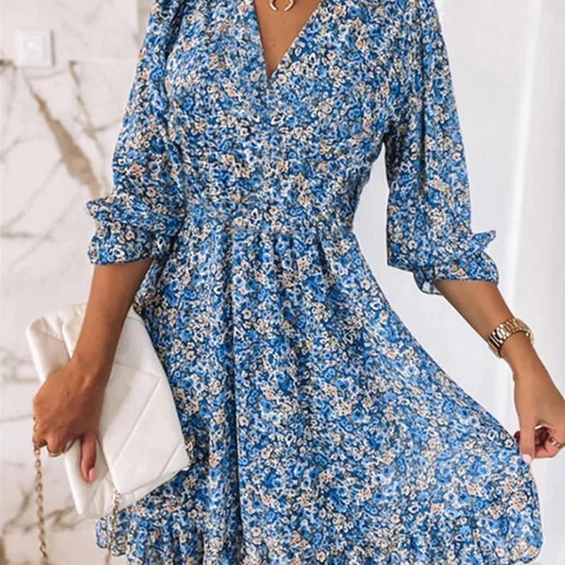 Abigail - Elegant Floral Dress