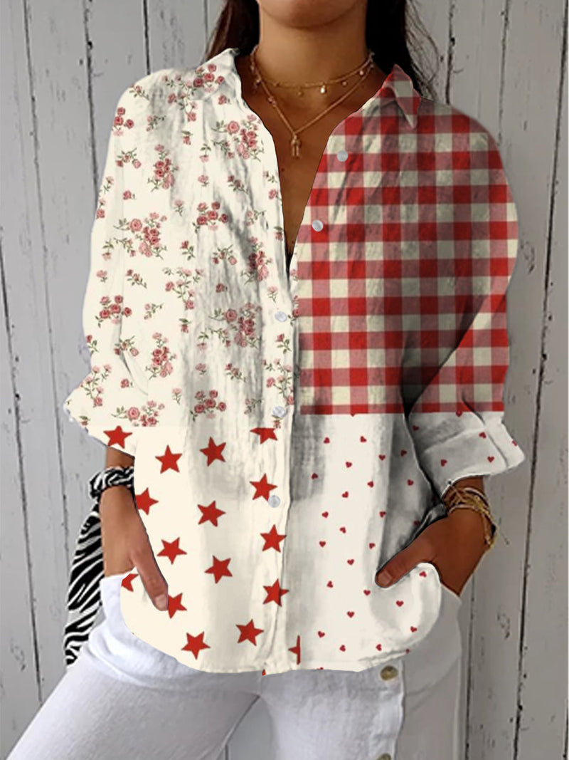 Juliette | Country Patchwork Blouse