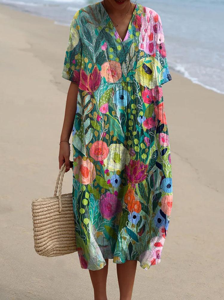 Giselle - Vintage Flower Dress
