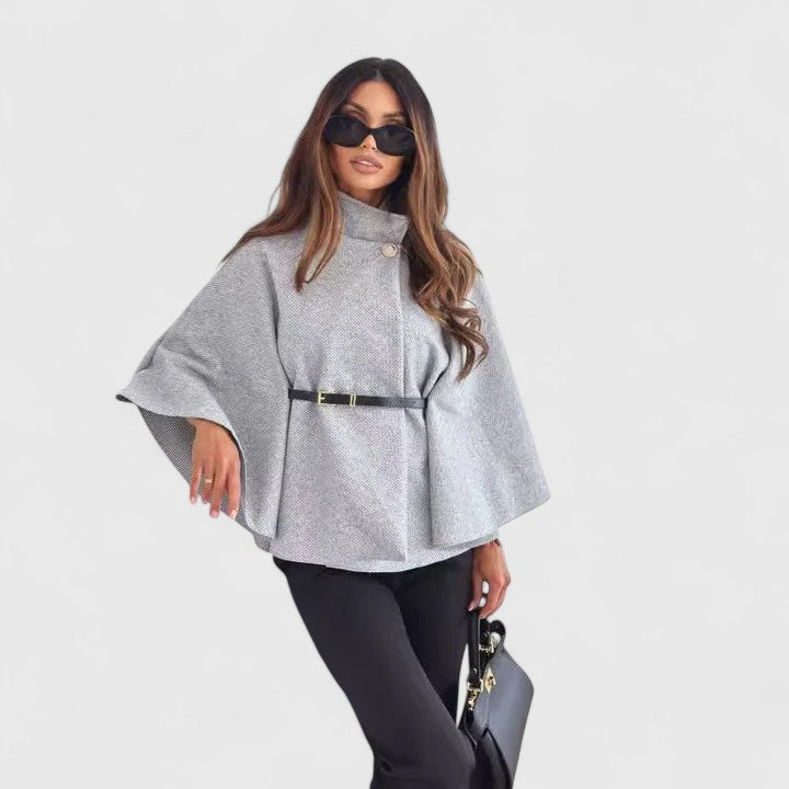SANDRA | BELTED BUTTERFLY-SLEEVE JACKET