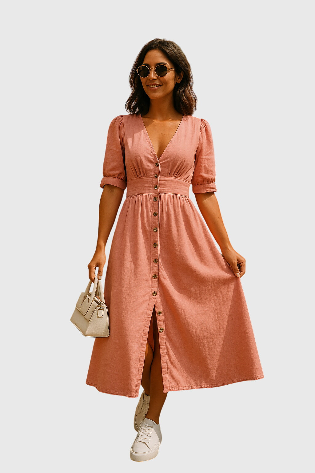 JACQUELINE | TAILORED DENIM DRESS